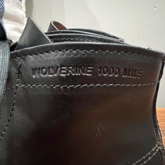 Wolverine 1000 Mile Women's Boot W05455 Black Size 8 - Picture 4 of 10